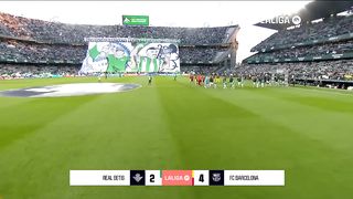 REAL BETIS 2 - 4 FC BARCELONA _ RESUMEN _ LALIGA EA SPORTS