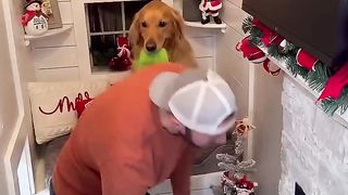I watched a movie in a doghouse!