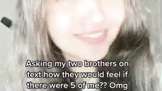 ASKED MG BROTHERS WHAT THEY WOULD DO IF THERE WERE 5 OF ME？？???????? #brothers #shorts