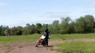 Tiny dirt biker inspired by Ronnie Mac 69 #4strokessuck