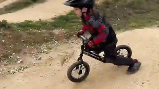 MTB Mum scary POV - learning whips ????