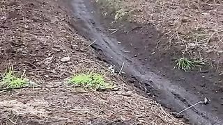 Kids be like： mountain bikes + mud = HAPPY!