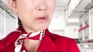 Flight attendant almost gets kicked off flight for wearing wrong lipstick colour