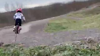 Riding dirt jumps!