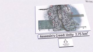 VIDEO GAME Maps Size Comparison _ 3D