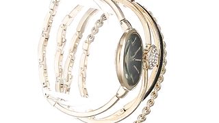 Anne Klein Women's AK/1470 Bangle Watch and Bracelet Set