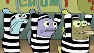 DANGER! SPONGEBOB IN JAIL !!!