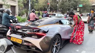 McLaren 720s in INDIA _ Public REACTIONS and ACCELERATION