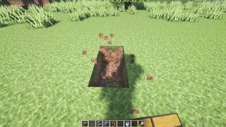 Making simple cow farm Minecraft!