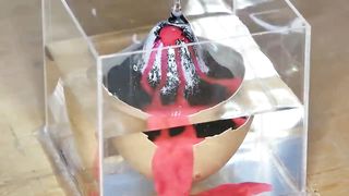 Waterfall in a JAR. Night Lamp Diorama Epoxy Resin Art.