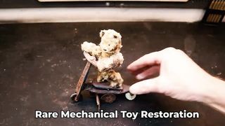 Реставрация старинной механической игрушки.