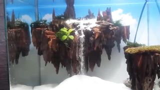 Аквариум с песчаным водопадом «Сделай сам»