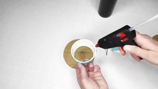 3 ideas Bottle Art and Glass Jar decoration. Fairy house lamps using cardboard and pape