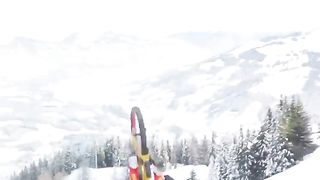 Biking Down The World’s Steepest Ski Slope ????.