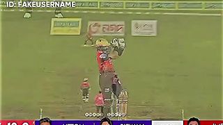 Good batting by Muhammad Rizwan