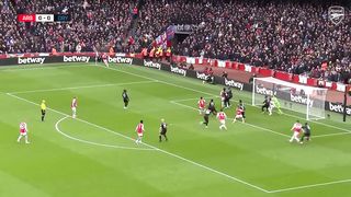 HIGHLIGHTS _ Arsenal vs Crystal Palace (5-0) _ Gabriel Magalhães (2)_ Trossard_ Martinelli
