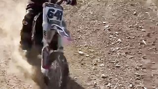 4 year old learning motocross cornering speed