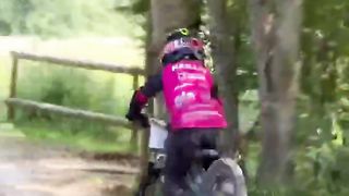 Painful MTB race crash ????