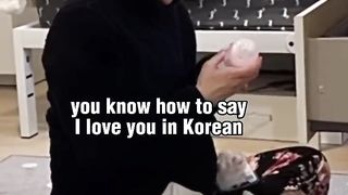 HOW TO SAY ‘I LOVE U’ IN KOREAN ???????? @theweeniefamily