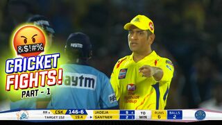 ???? Top 10 High Voltage Fights ???? In Cricket Ever 2021 _ Cricket Fights _ AG Flex HD.