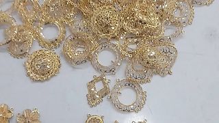 Gold earrings new design