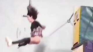 The pain reaches here