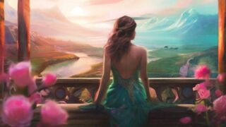Radiance in Bloom: The Tale of Pales, the Beautiful Guardian"