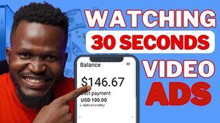 Earn $1 Every 30 Seconds Watching Video  Online | Make Money Online