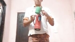 Eu tô gravando com uma garrafa de café e vai flopar é,flopa não