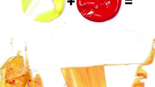Fruity color mixes #colormixing #paintmixing #asmrart #satisfyingart #tappingsounds