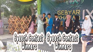 Speech Contest Winners