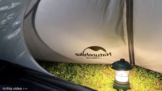 SOLO CAMPING • CAMPING IN RAINSTORM • RELAXING AND SLEEP WITH THE SOUNDS OF RAIN • ASMR