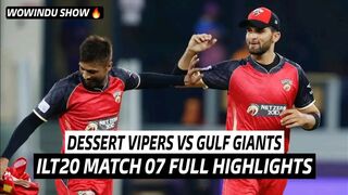 ILT20 Match 07 Highlights 2024 | Desert Vipers vs Gulf Giants