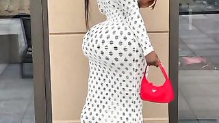 Black female looks  pretty   model