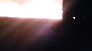 Gandam ko aaj lug gai. Wheat caught fire