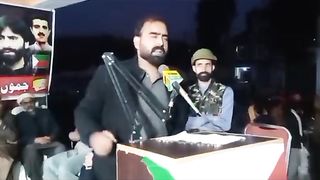 Azadi conference se sardar aman dabang andaaz mein karte hue