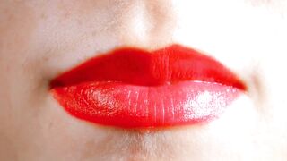 F_ You and Kisses - Extreme Lips Close up of a Woman _ ASMR Sensual