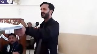 Bijali Billad ke liye Sajjad Azam takrir kar rahe hain
