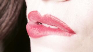 @hinamim  Lips Biting and Licking Close up video _ #ASMR #Sensual