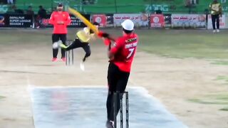 GREAT BATTING BY HAFIZ POLA