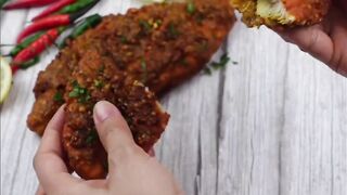 Masala Fish Fry, Lahori fish restaurant style, fried fish
