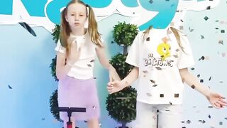 Nastya elating funny video with ma friend