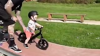 glow up trends as a baby biker at the skate park ????????