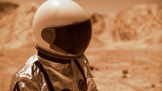 When a man lands on Mars