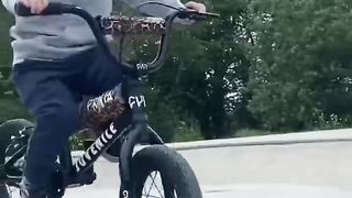 Toddler skatepark glow up - 1 year old to 3 year old？!