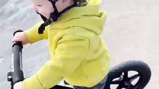 Baby to biker - skatepark riding toddler glow up! #enjoytheride