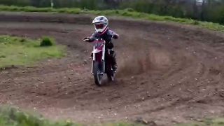 Electric motocross 4 year old; lets go! ????‍????⚡️???? #enjoytheride