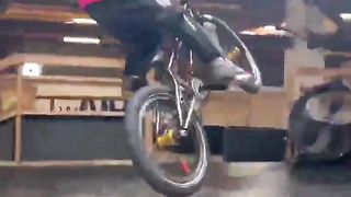 Learning to whip a BMX!