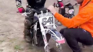 Motocross race training - at 4 years old ???? #enjoytheride