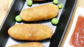 Crispy matar rolls